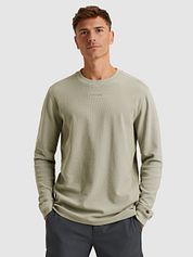 Cast Iron Longsleeve Waffle T-shirt Light Green