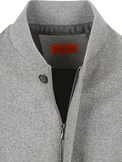Suitable Bomber Flannel Grey