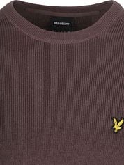 Lyle & Scott Rib Pullover Brown