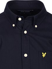 Lyle & Scott Shirt Plain Oxford Navy
