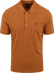 Lyle and Scott Polo Plain Orange