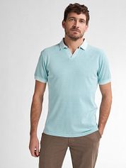 Petrol Piqué Polo Shirt Cayside Aqua