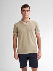 Petrol Piqué Polo Shirt Cayside Beige