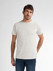 Petrol T-Shirt Viewcrest Melange Ecru