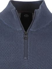 Petrol Half Zip Pullover Augusta Navy