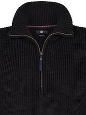 Petrol Half Zip Pullover Navy