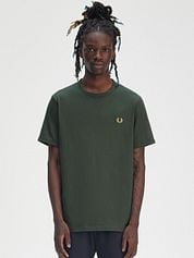 Fred Perry Ringer Shirt Green X89