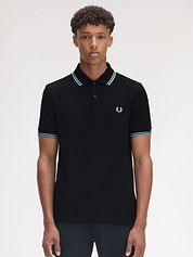  Fred Perry Polo Twin Tipped M3600 Black