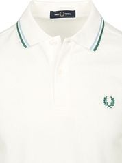  Fred Perry Polo Twin Tipped M3600 White Z52