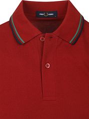  Fred Perry Polo Twin Tipped M3600 Red