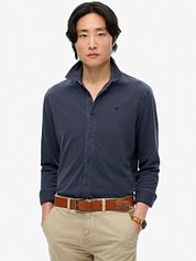 Superdry Shirt Vintage Destroy Pique Sailing Navy