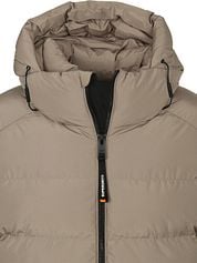 Superdry Puffer Jacket Hooded Greige