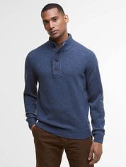 Barbour Mocker Sweater Wool Indigo