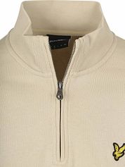 Lyle & Scott Sweat Half Zip Greige