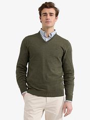 McGregor Pullover V-Neck Olive Green