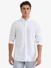 McGregor Shirt Linen Blend White
