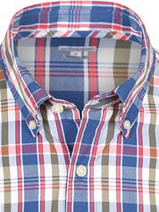 McGregor Shirt Poplin Checks Multicolour