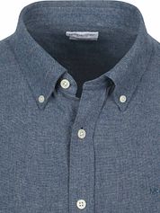 McGregor Shirt Flannel Melange Blue