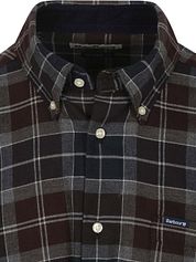 Barbour Fortrose Shirt Tartan Navy Brown