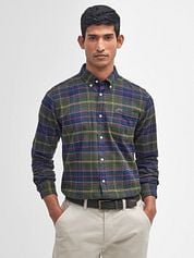 Barbour Kyeloch Shirt Checkered Dark Green