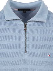 Tommy Hilfiger Pullover Halfzip Structure Indigo