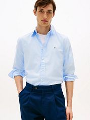 Tommy Hilfiger Poplin Shirt Flex Light Blue