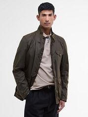 Barbour Beacon Wax Jacket Olive Green
