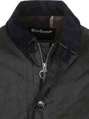 Barbour Wax Coat Mac Navy
