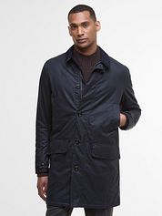 Barbour Wax Coat Mac Navy