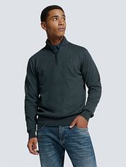No Excess Half Zip Pullover Navy 