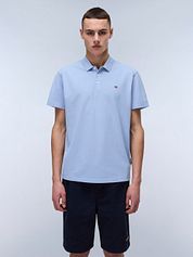 Napapijri Ealis Polo Shirt Chambray Blue