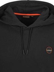 Napapijri Badge Hoodie Black