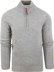 NZA Half Zip Sweater Ohaeawai Wool Grey