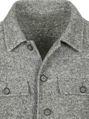 Suitable Overshirt Boiled Wool Blend Grey