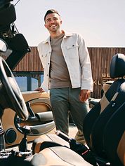 Suitable Drop Loop Overshirt Sand