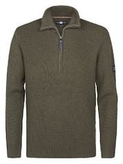 Petrol Half Zip Pullover Army Green