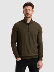 PME Legend Half Zip Sweater Beluga Green
