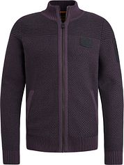 PME Legend Cardigan Knitted Structure Purple