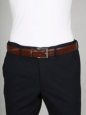 Profuomo Belt Calf Leather Brown