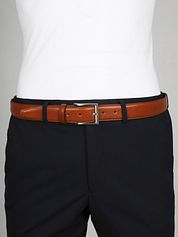Profuomo Leather Belt Cognac