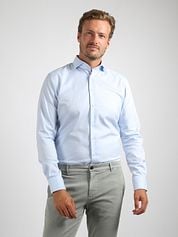Profuomo Twill Shirt Light Blue 