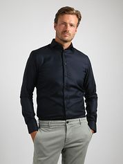 Profuomo Twill Shirt Navy