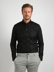 Profuomo Twill Shirt Black