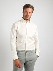 Profuomo Twill Shirt Off White