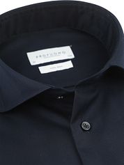 Profuomo Twill Shirt Extra Long Sleeves Navy  