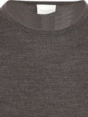 Profuomo Pullover Merino Wool Dark Brown