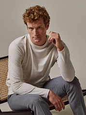 Profuomo Longsleeve T-Shirt Ecru