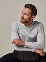 Profuomo Longsleeve T-Shirt Grey