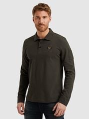 PME Legend American Classic Longsleeve Polo Shirt Beluga