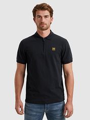 PME Legend Half-Zip Polo Shirt Piqué Interlock Navy
